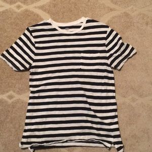 Old navy, Short sleeve black and white with pocket